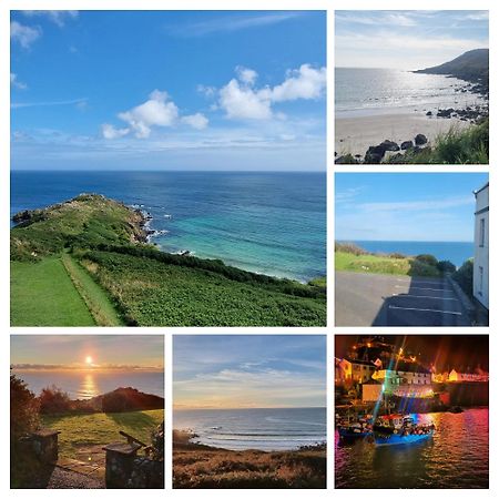 Journeys End With Stunning Sea Views From The Headland Villa Coverack Eksteriør billede